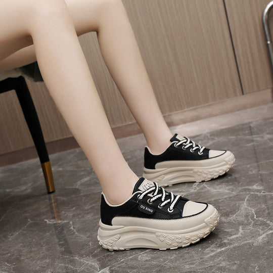 Damen Hochwertige Trend Sneakers mit dicker Profilsohle und sportlichem Design EB