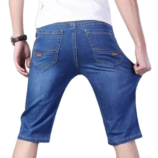 Herren lässige Denim-Shorts im modernen Schnitt mit praktischen Taschen EB