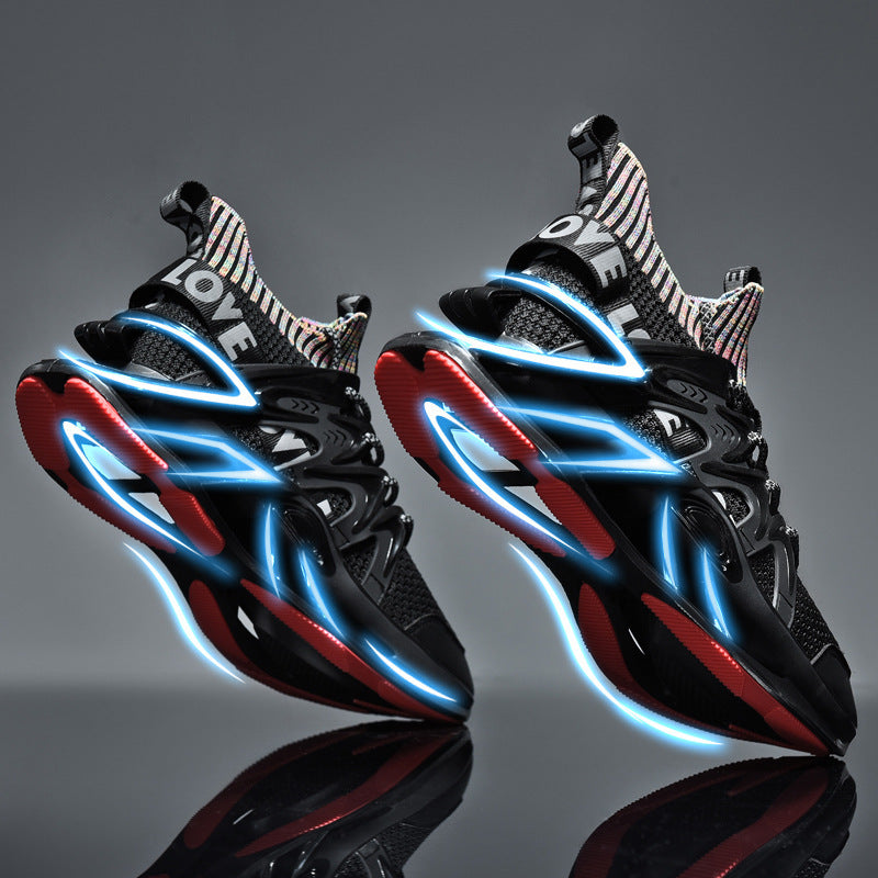 Damen moderne Sport-Sneaker mit innovativer Dämpfungstechnologie und atmungsaktivem Obermaterial EB