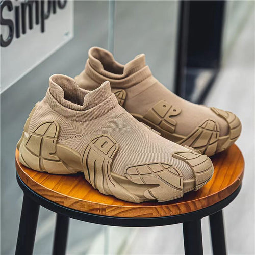 Damen Hochwertige Sport-Sneaker mit einzigartigem Profil und atmungsaktiver Strickstruktur EB