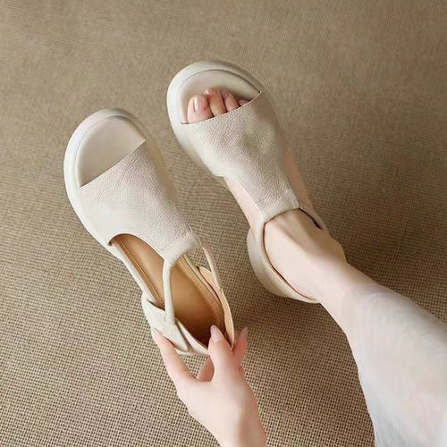 Damen modische Sandalen mit ergonomischem Fußbett und rutschfester Sohle EB