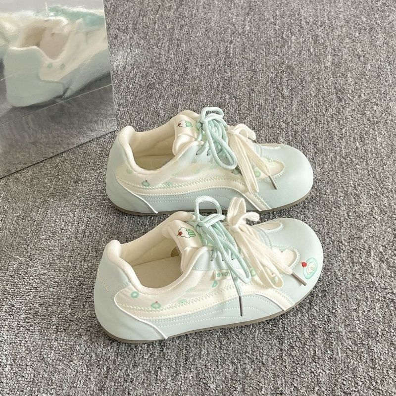 Damen Sportliche Sneakers mit individuell gestalteter Schnürung und hochwertigem Obermaterial EB