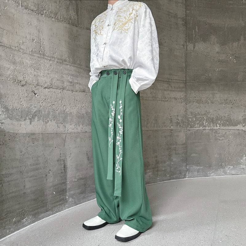 Damen Stylisches Oversized-Hemd mit feiner Stickerei und eleganten Ärmeln EB