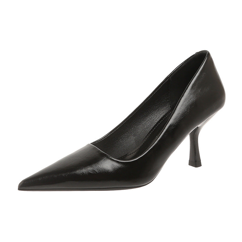 Damen Elegante spitze High Heels mit schmalem Absatz EB