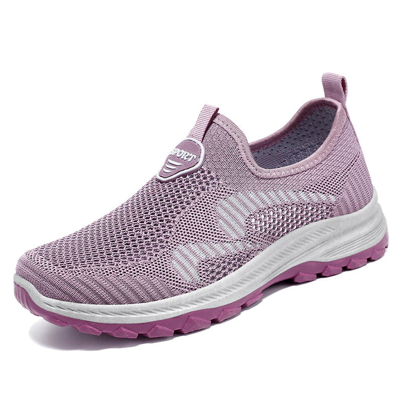 Damen Sportliche Freizeitschuhe mit elastischem Strickdesign EB
