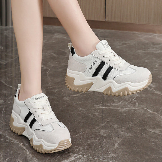 Damen Chunky Sneaker mit dämpfender Sohle und atmungsaktivem Obermaterial EB