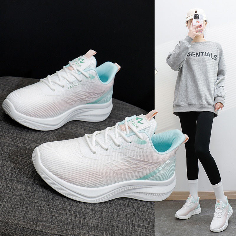 Damen Sportliche Lauf- und Freizeitschuhe mit atmungsaktivem Obermaterial EB