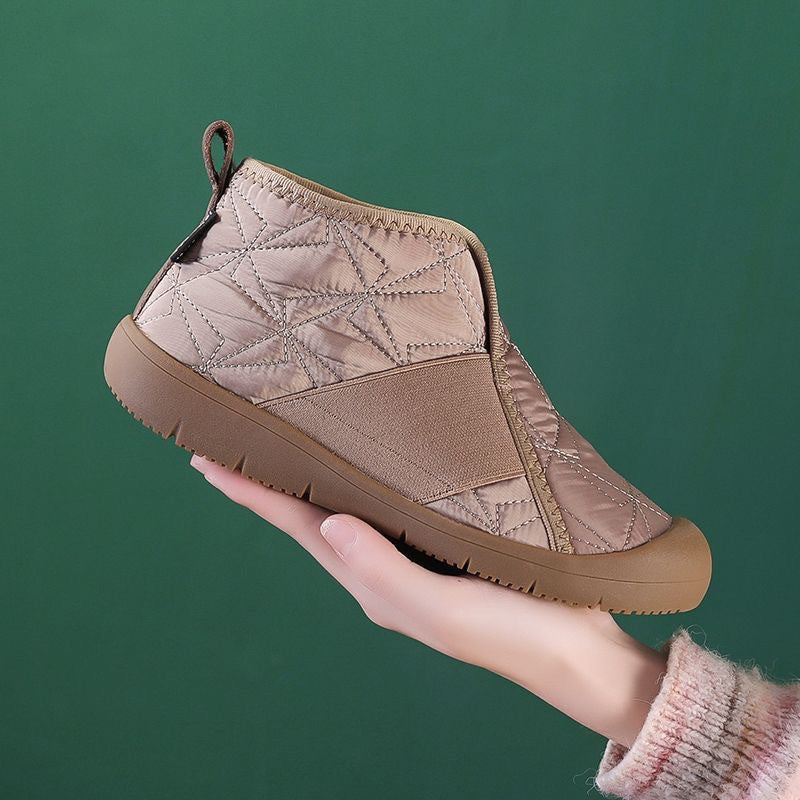 Damen modische Stiefeletten mit isolierendem Innenfutter und rutschfester Sohle EB