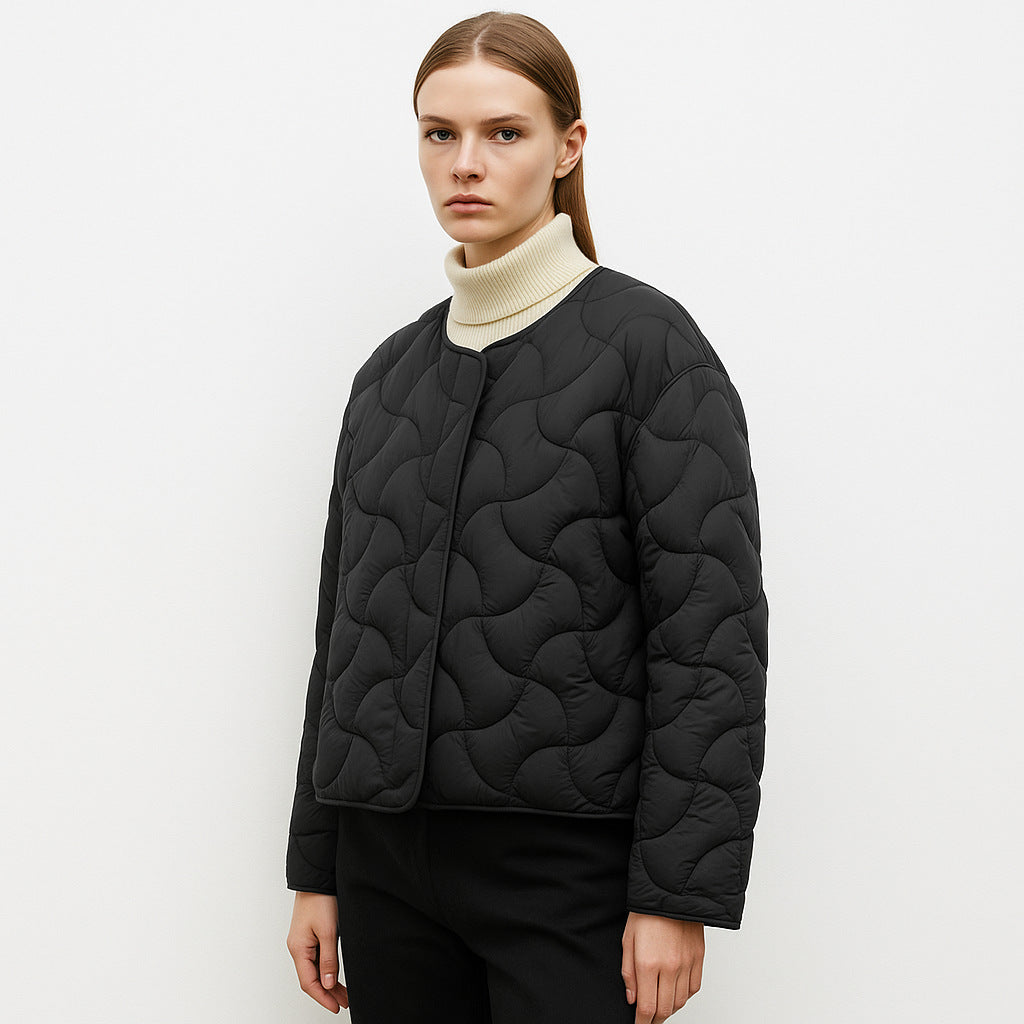 Damen modische Steppjacke im lässigen Design EB