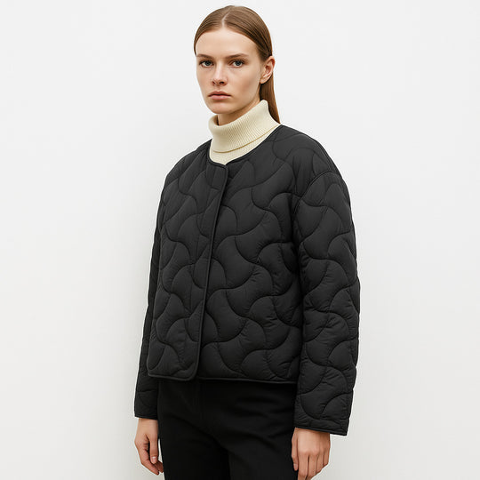Damen modische Steppjacke im lässigen Design EB
