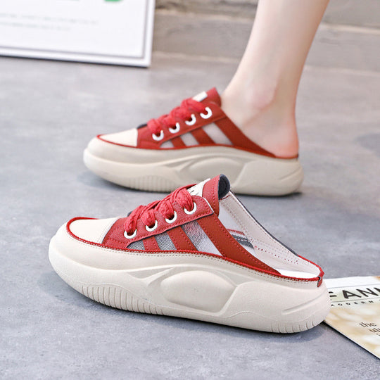 Damen Clogsneaker mit atmungsaktivem Mesh-Obermaterial und rutschfester Sohle EB