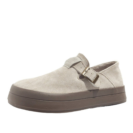 Damen Bequeme Slipper mit modischer Schnalle EB