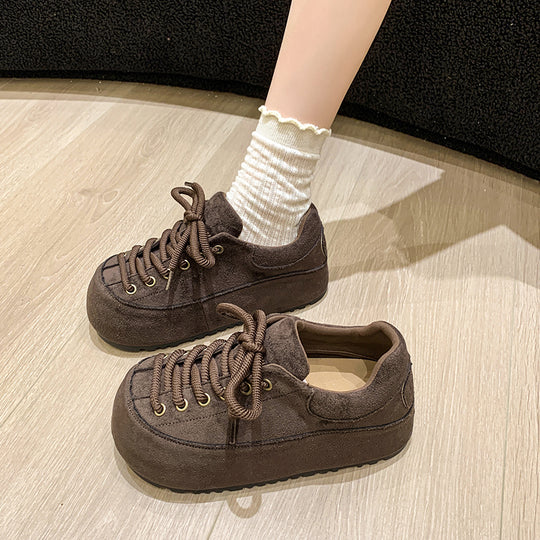 Damen Komfortable Sneaker aus weichem Wildleder EB