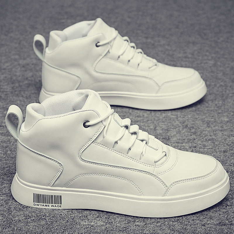 Damen modische High-Top Sneaker mit flexiblem Obermaterial und rutschfester Sohle EB