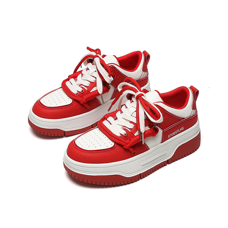 Damen Plattform-Sneaker mit modischem Design und komfortabler Profilsohle EB