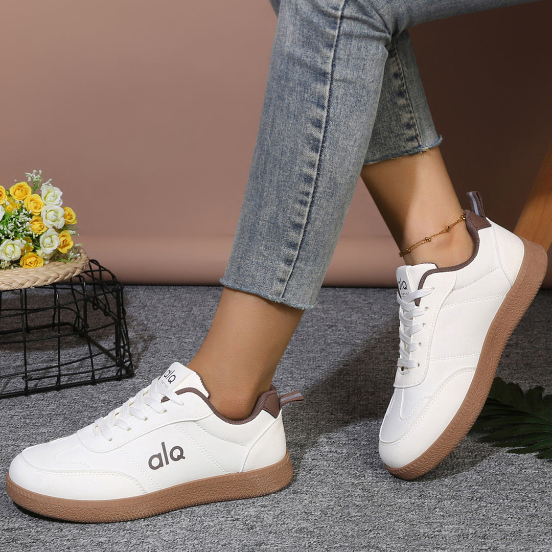 Damen Komfortable Freizeitsneaker mit atmungsaktiver Oberfläche und rutschfester Sohle EB