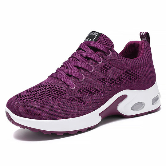 Damen Sportliche Sneaker mit atmungsaktivem Obermaterial und Dämpfung EB