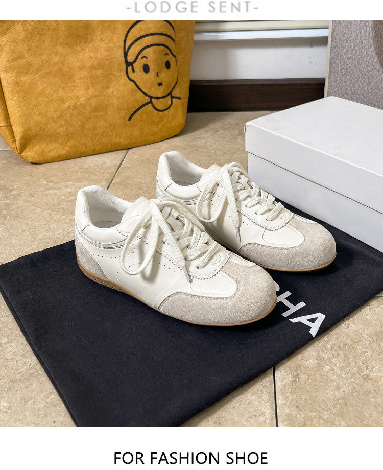 Damen Sportliche Sneakers im Retro-Stil mit weichem Wildleder EB
