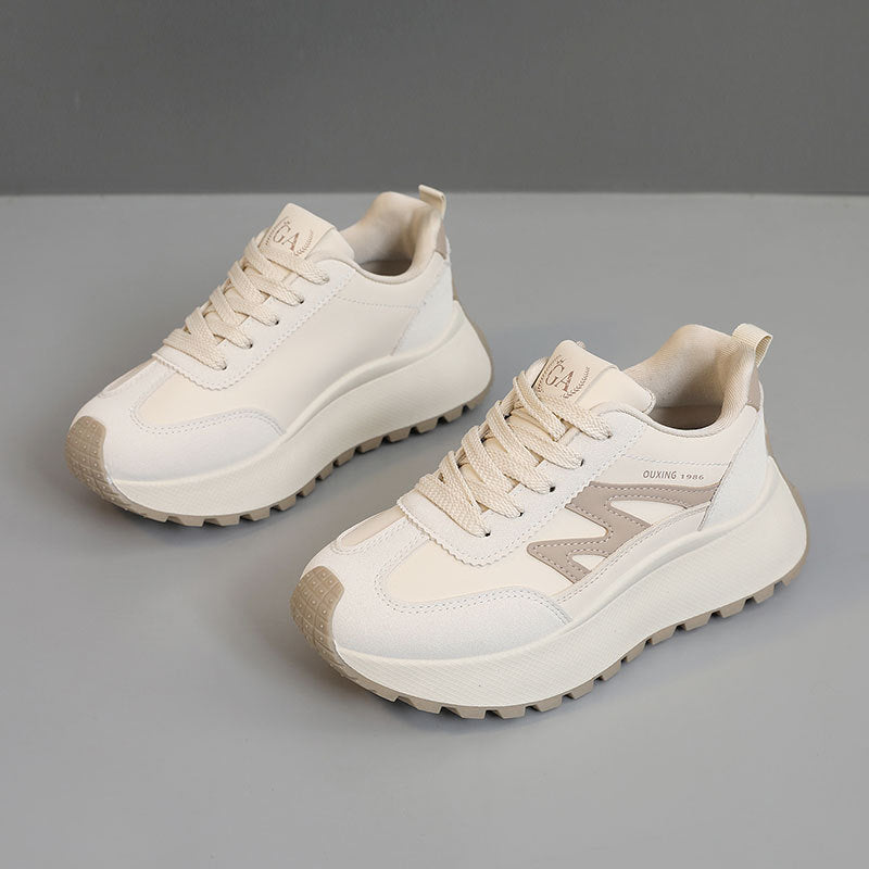 Damen modische Sneakers mit strapazierfähiger Laufsohle und gepolstertem Innenfutter EB