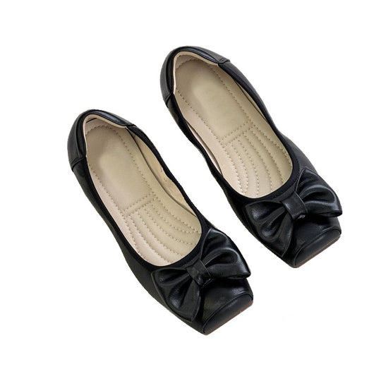 Damen Ballerinas mit elegantem Schleifen-Akzent EB