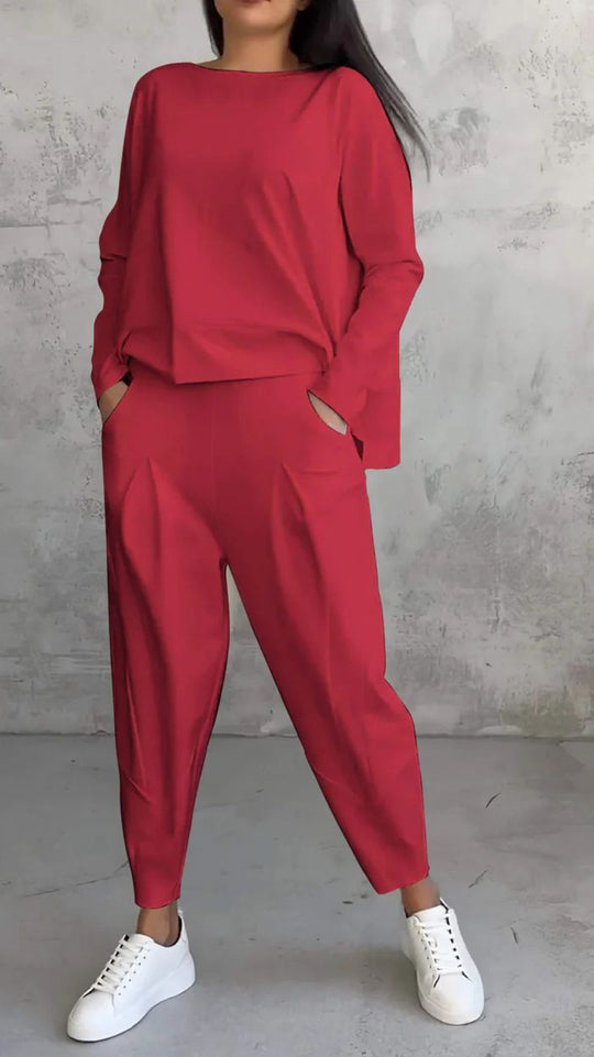 Damen Set aus weichem Jersey mit lässigem Schnitt EB
