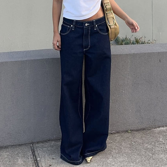 Damen Weite Jeans im lässigen Schnitt EB