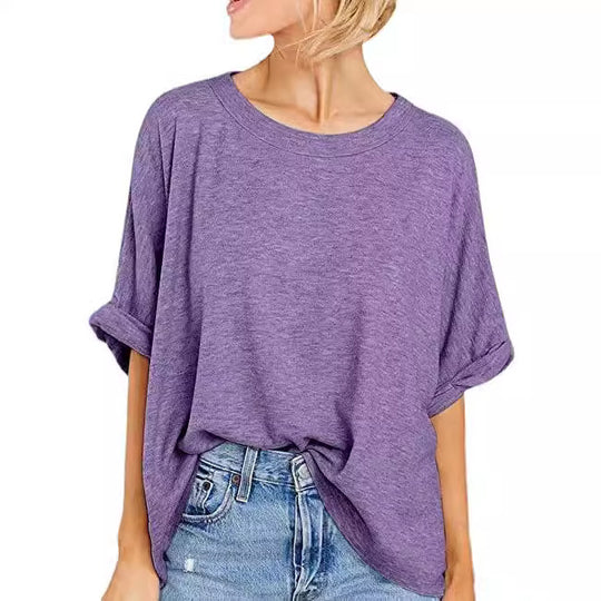 Damen lässiges Oversized T-Shirt EB