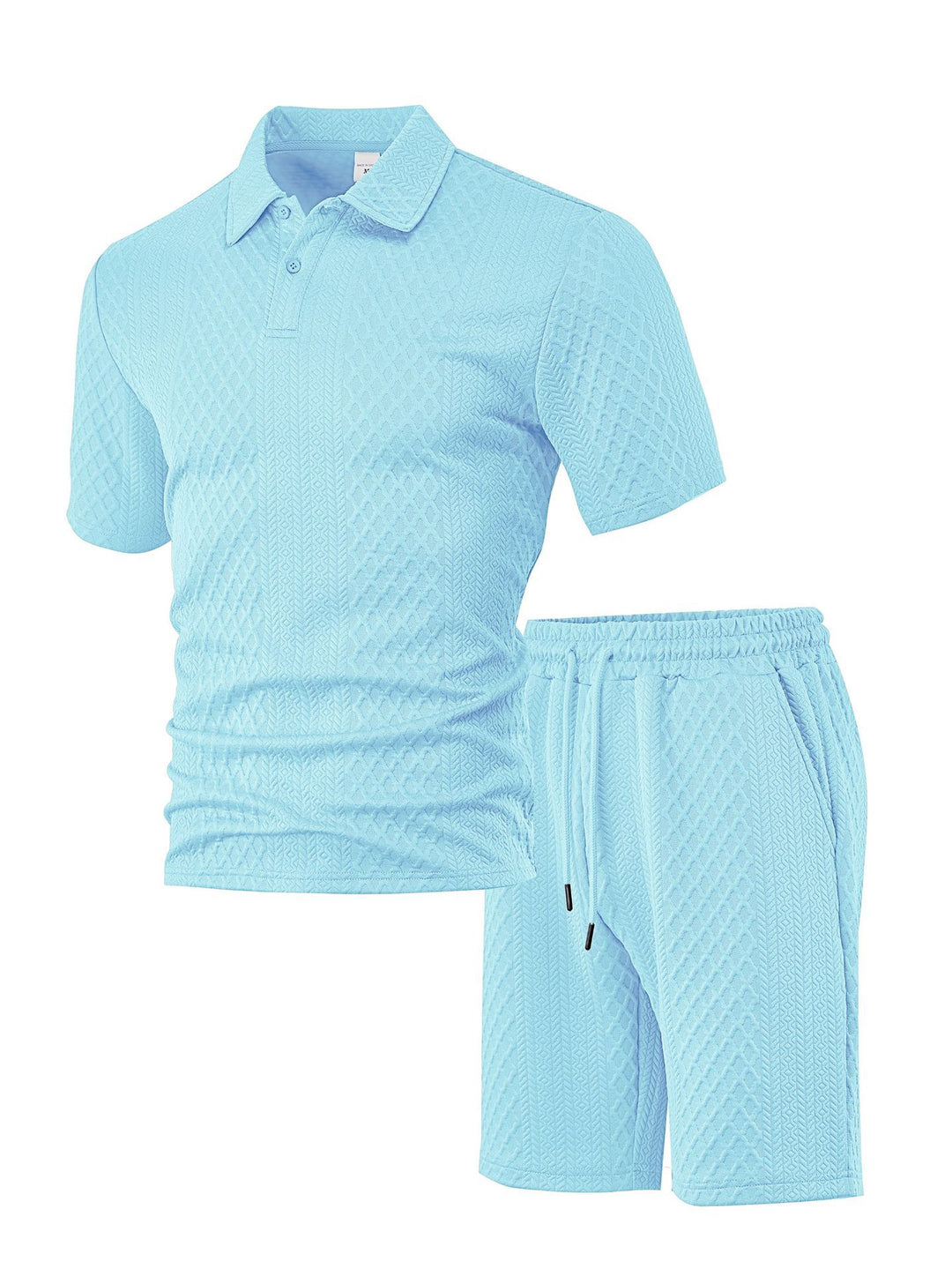 Damen lässiges Polo-Set mit Shorts EB