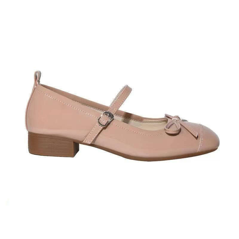 Damen Ballerinas mit dekorativem Riemchen und moderner Schleifenapplikation EB