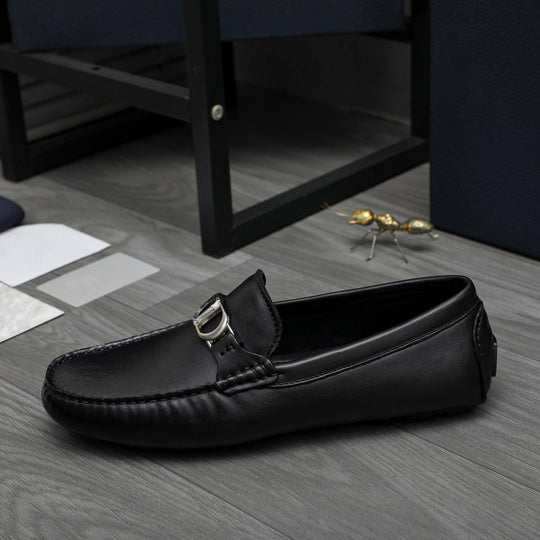 Herren Mokassin mit eleganter Schnallen-Applikation EB