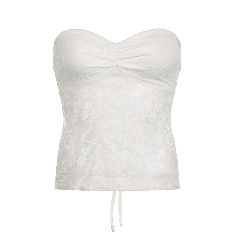 Damen Bustieroberteil mit eleganter Spitze und filigranem Design EB
