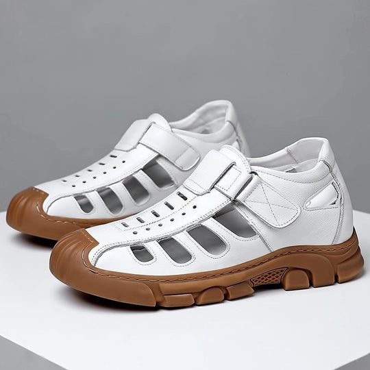 Damen Freizeitsandalen mit gepolsterter Innensohle und verstellbarem Riemen EB