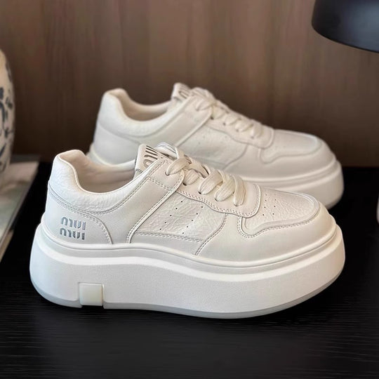 Damen Plateau Sneakers mit einzigartigem Obermaterial und nachhaltiger Sohle EB
