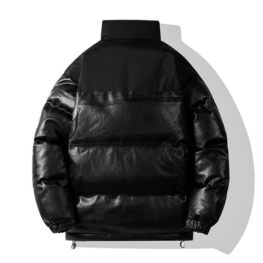 Damen isolierte Steppjacke mit hohem Kragen und elastischen Bündchen EB