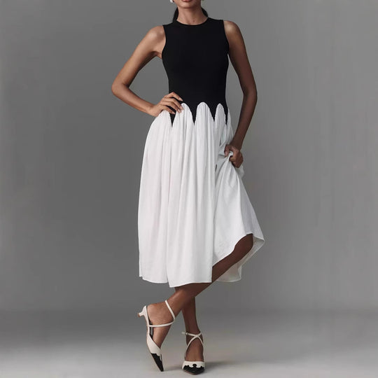 Damen Elegantes Maxikleid mit raffiniertem Cut-Out-Design EB