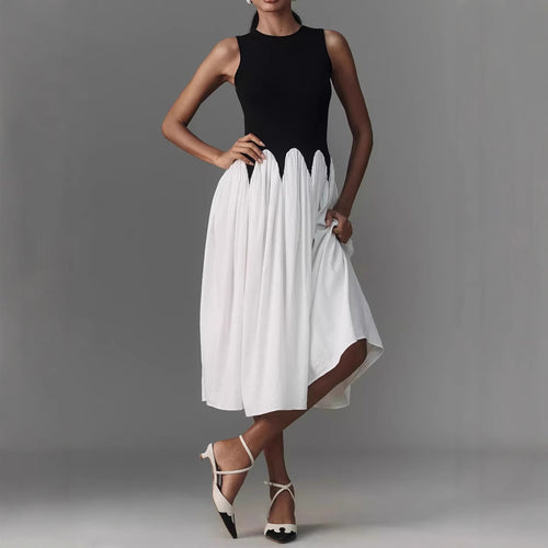Damen Elegantes Maxikleid mit raffiniertem Cut-Out-Design EB