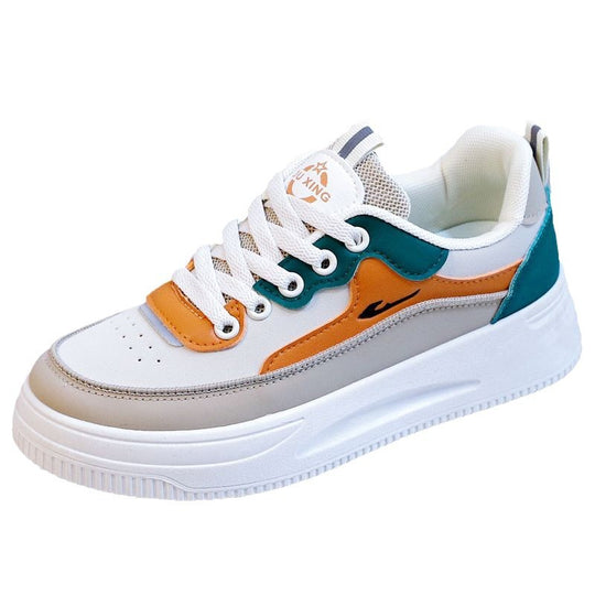 Damen sportliche Sneaker mit luftiger Sohle und verstärktem Fersenschutz EB