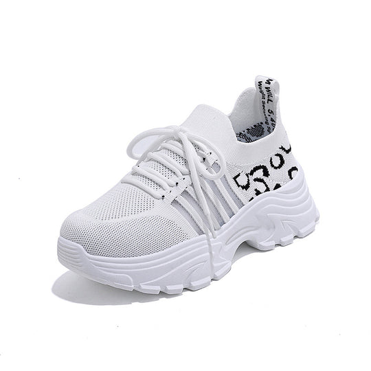Damen Sportliche Sneakers mit modernem Leopardenmuster und dämpfendem Fußbett EB