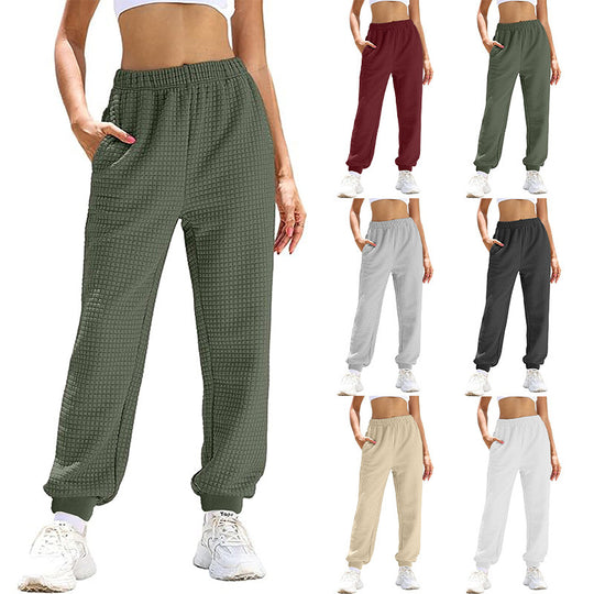 Damen Freizeit-Hose mit elastischem Bund und praktischen Taschen EB
