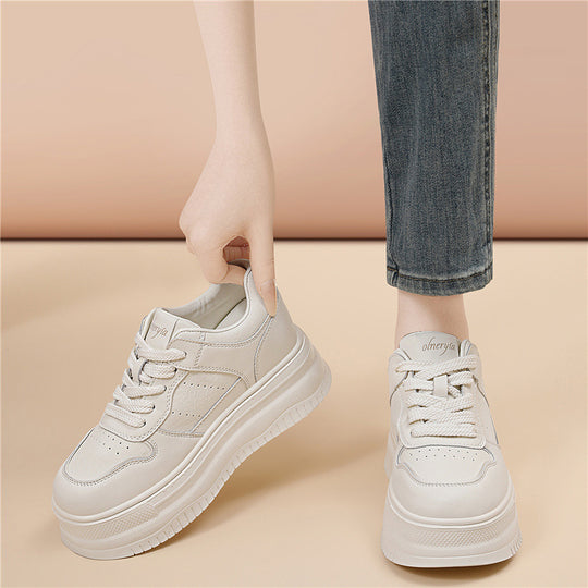 Damen Modische und komfortable Plateau-Sneaker mit dämpfender Sohle EB