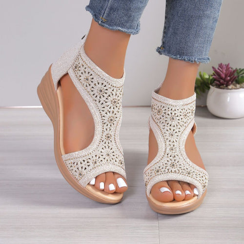Damen elegante Plateau-Sandalen EB