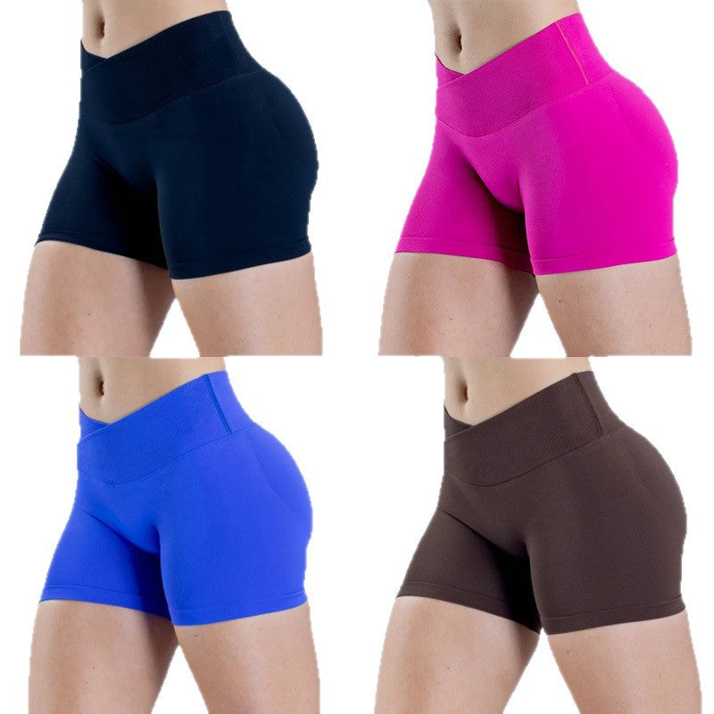 Damen Sportliche Shorts mit hohem Bund und figurformendem Schnitt EB