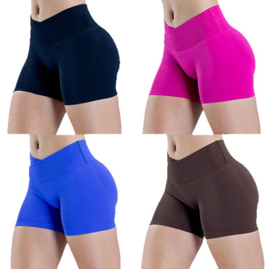 Damen Sportliche Shorts mit hohem Bund und figurformendem Schnitt EB