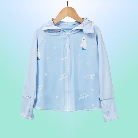 Damen atmungsaktive Sonnenschutzjacke mit Reißverschluss EB