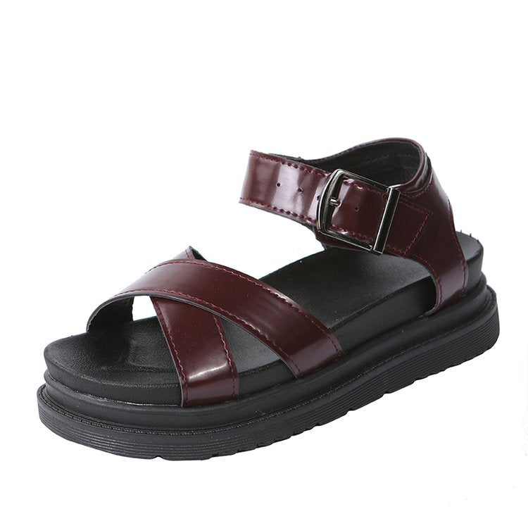 Damen Sandalen mit verstellbarem Riemen und rutschfester Sohle EB