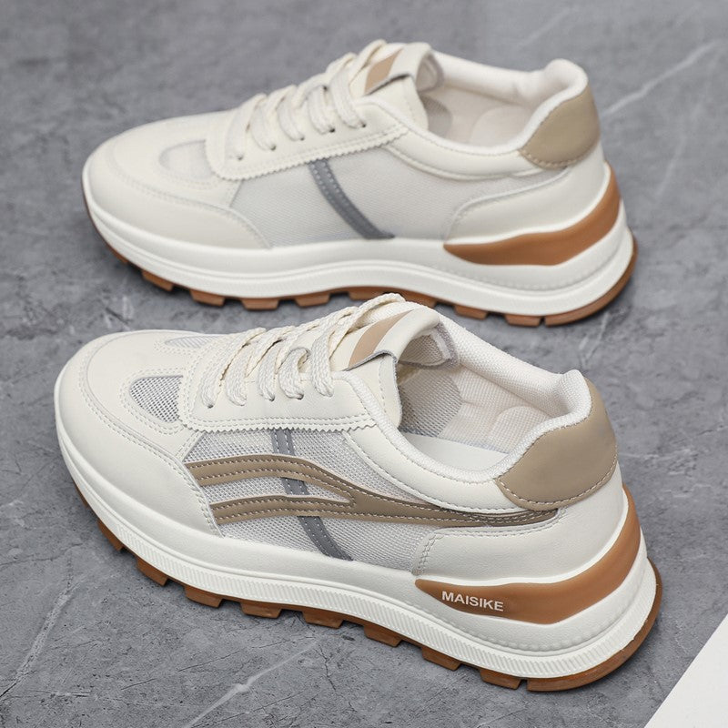 Damen Sportliche Sneakers mit gepolsterter Laufsohle und atmungsaktiver Mesh-Oberfläche EB