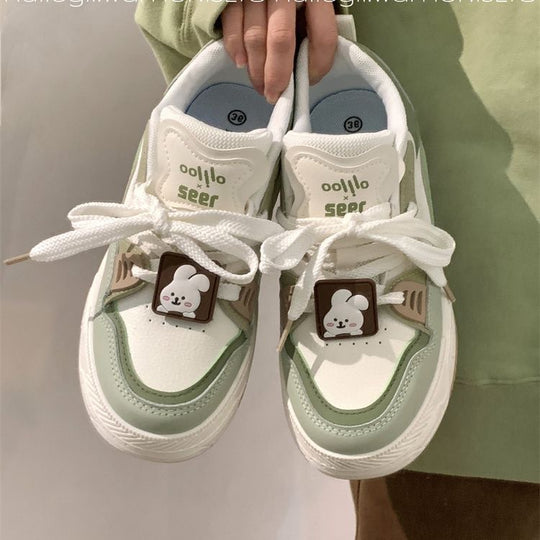 Damen Verspielte Sneaker mit einzigartigem Design und komfortabler Sohle EB