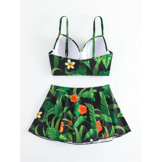Damen Badeanzug mit floralem Design EB