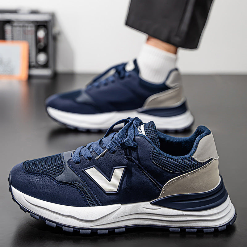 Herren Sportliche Sneakers mit atmungsaktiver Mesh-Oberfläche und gepolsterter Dämpfung EB