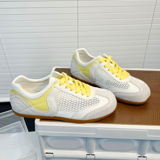 Damen Sportliche Freizeitsneakers mit atmungsaktiver Mesh-Oberfläche und flexibler Sohle EB